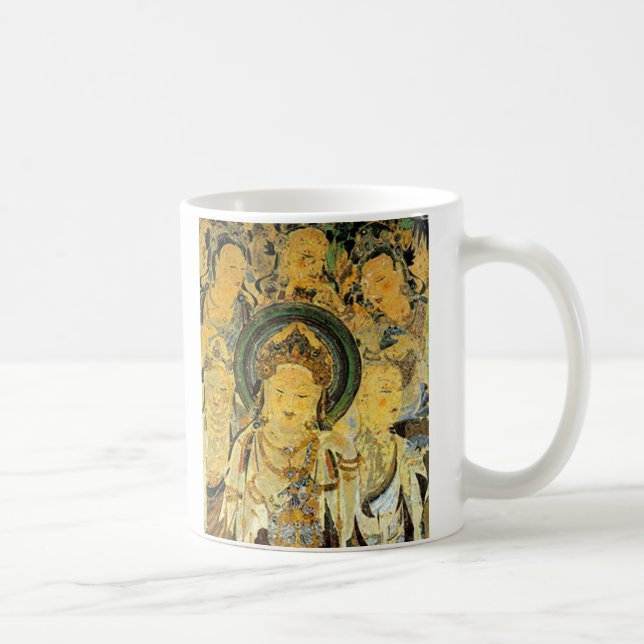 Taza De Café Dunhuang mural painting (Derecha)