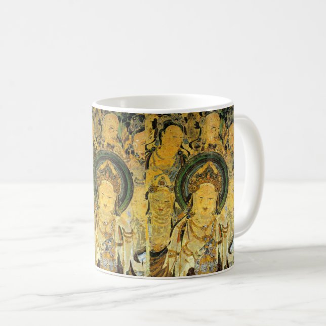 Taza De Café Dunhuang mural painting (Anverso derecho)
