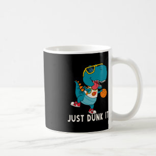 Taza De Café Dunk It Fun Dinosaur Basketball League Slam D