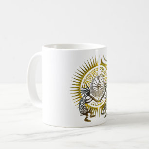 Taza De Café Dúo Kokopelli - Hombre En El Maze - Sol 1