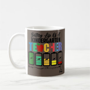 Taza De Café Duración de la batería de un divertido profesor de