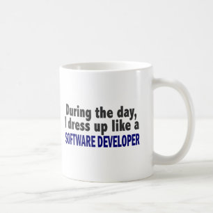 Taza De Café Durante el día me visto para arriba como el