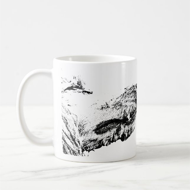 Taza De Café Dureza en cada mirada (Izquierda)