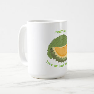 Taza De Café Durian" Amor por fin a olfateo"