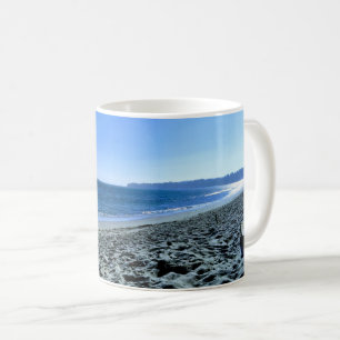 Taza De Café Dusk en la playa de Malibu