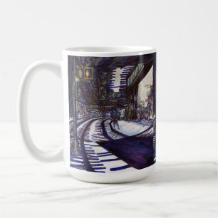 Taza De Café Dustar el piano