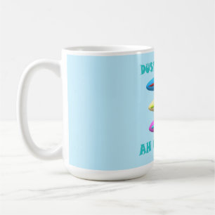 Taza De Café Dusty Road design azul pálido con palabras