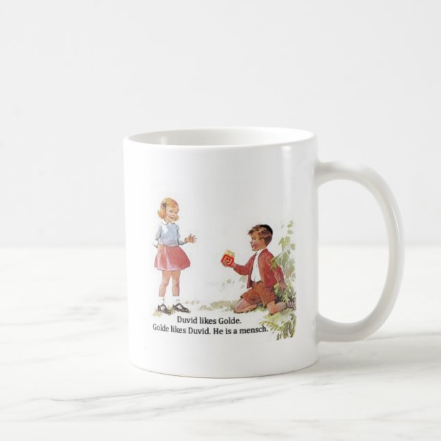 Taza De Café Duvid tiene gusto de Golde. (Derecha)