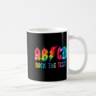Taza De Café Dye Rock El Examen Del Día De Prueba Para El Profe