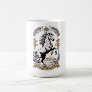 Taza De Café Dynamic Horse Emblem, Chinese New Year Gift