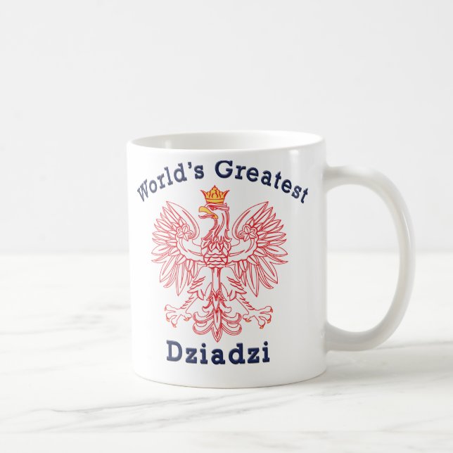 Taza De Café Dziadzi más grande Eagle del mundo (Derecha)