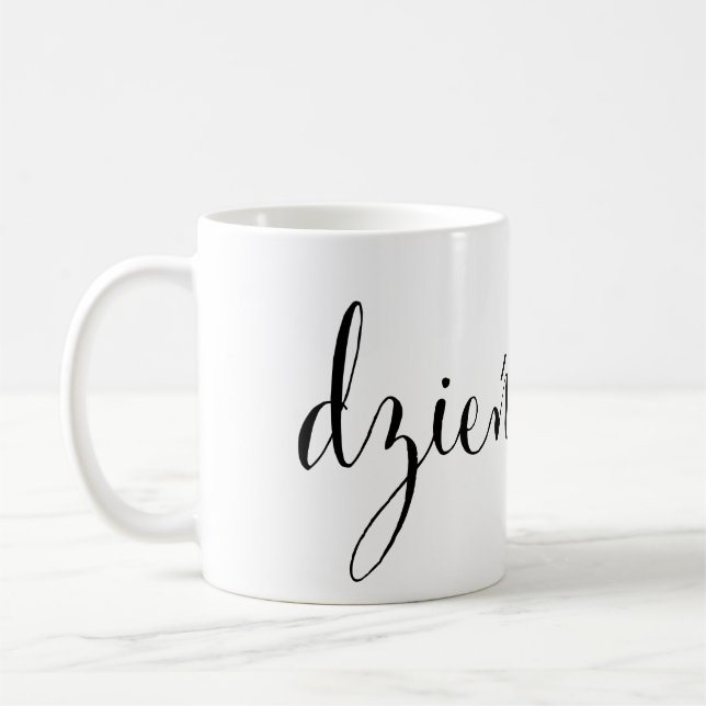 Taza De Café dzień dobry Good Morning Mug polaco (Izquierda)