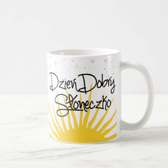 Taza De Café Dzień Dobry Słoneczko (Derecha)