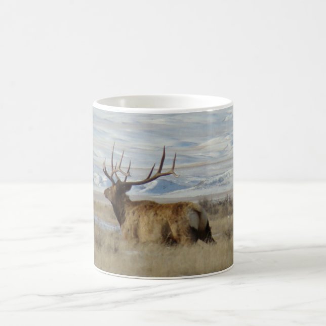 Taza De Café E22 Alce Toro Colinas Nevadas (Centro)