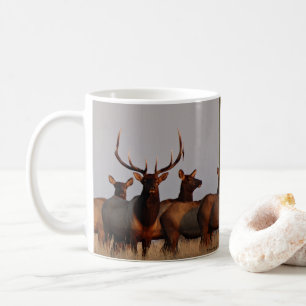 Taza De Café E66 Alce Toro y Vacas