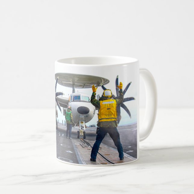 TAZA DE CAFÉ E-2C HAWKEYE (Anverso derecho)