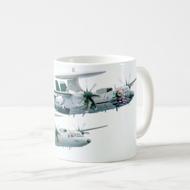 TAZA DE CAFÉ E-2C HAWKEYE (Anverso derecho)
