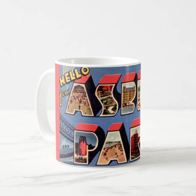 Taza De Café e Asbury Park NJ Mug (Anverso izquierdo)