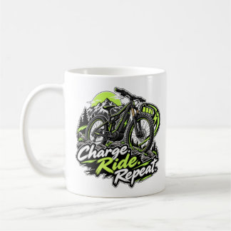 Taza De Café E-Bike – Charge Ride Repeat