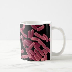 Taza de café - E coli (rojo en negro)