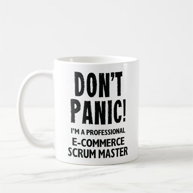 Taza De Café E Commerce Scrum Master (Izquierda)