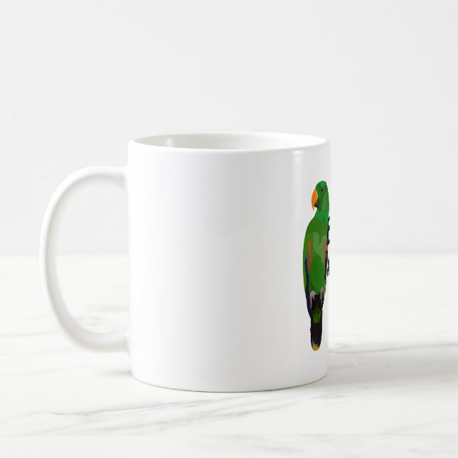 Taza De Café E es para Eclectus Parrot (Izquierda)