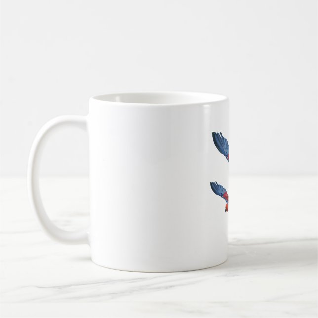 Taza De Café E es para Eclectus Parrot (Izquierda)