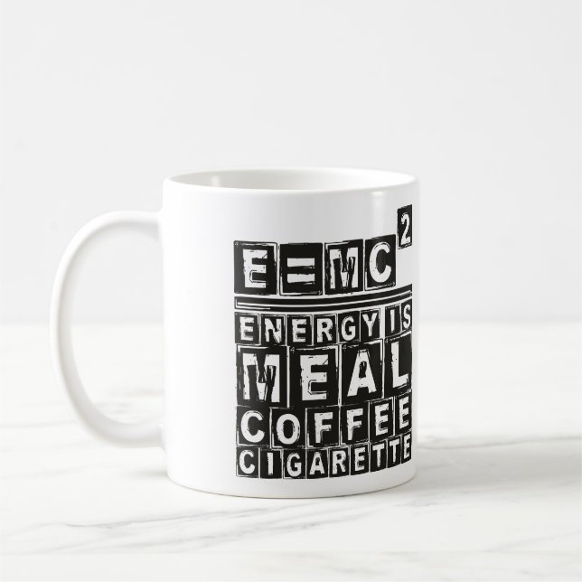 Taza De Café E=mc² (Izquierda)