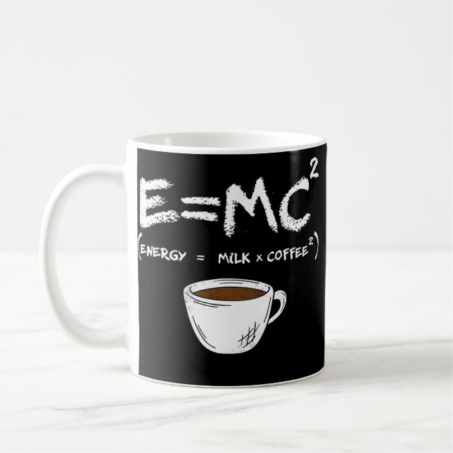 Taza De Café E = MC2 Café científico divertido de leche para co (Izquierda)