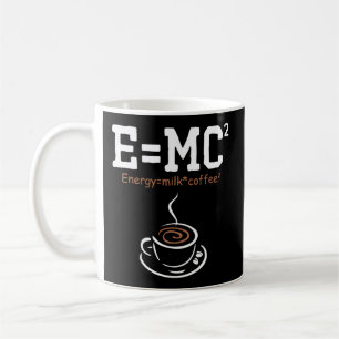 Taza De Café E Mc2 Energía Leche Café Física
