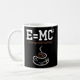 Taza De Café E Mc2 Energía Leche Café Física