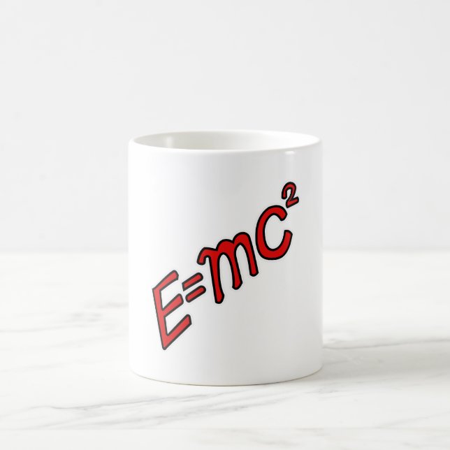 Taza De Café E = mc² – Genius Mode On (Centro)