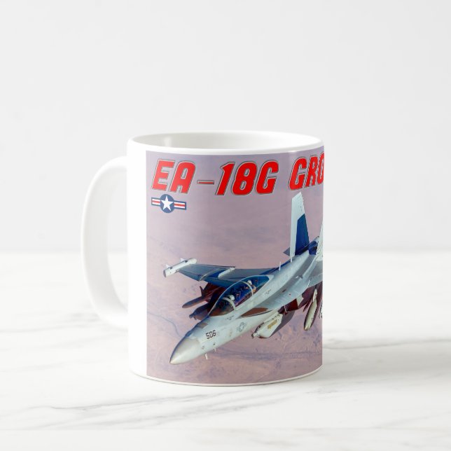 TAZA DE CAFÉ EA-18G GROWLER (Anverso izquierdo)