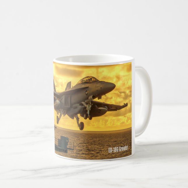 TAZA DE CAFÉ EA-18G GROWLER (Anverso derecho)