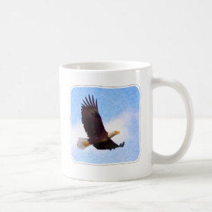 Taza De Café Eagle calvo altísimo