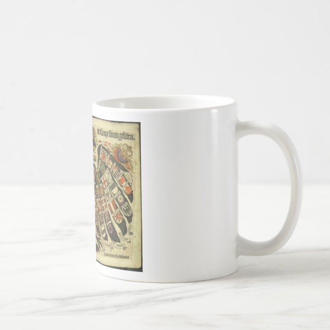 Taza De Café Eagle doble austríaco (Derecha)