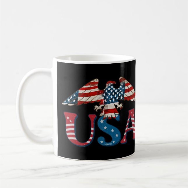 TAZA DE CAFÉ EAGLE ESTADOUNIDENSE (Izquierda)