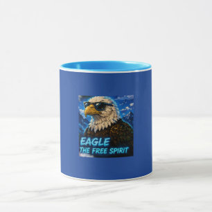 Taza de café Eagle Free Spirit