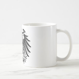 Taza De Café Eagle prusiano negro