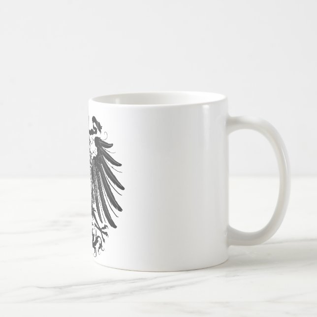 Taza De Café Eagle prusiano negro (Derecha)