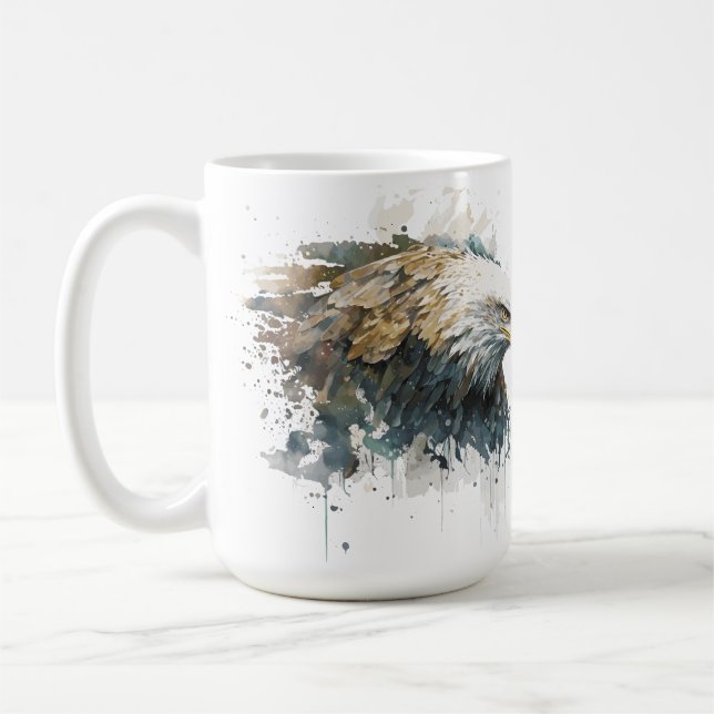Taza De Café Eagle Series 15 oz Classic Mug (Izquierda)