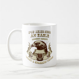 Taza De Café Eagle siempre cómo pensar en una cita sabia