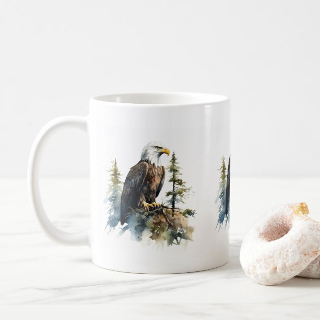 Taza De Café Eagle Spreading Wings Mug (Con donut)