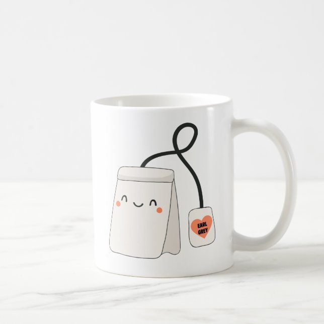 TAZA DE CAFÉ EARL GRY TEA BAG CUTE (Derecha)