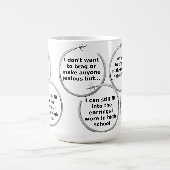 Taza De Café Earring Fit Funny Mug (Centro)