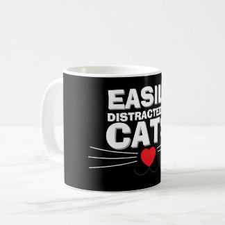 Taza De Café Easily Distracted by Cats Mug | We Are All Mugs