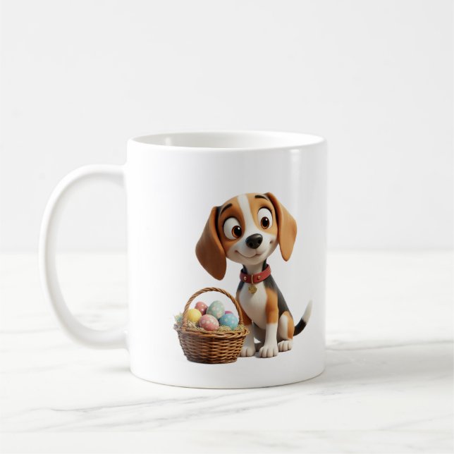 Taza De Café easter beagle (Izquierda)