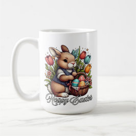 Taza De Café Easter Blessings-Hoppy Easter Coffee Mug
