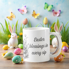 Taza De Café Easter blessings in every sip