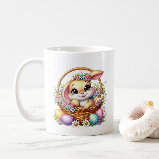 Taza De Café Easter Bunny  (Con donut)